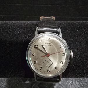 Timex Silver and Black Wearable Watch